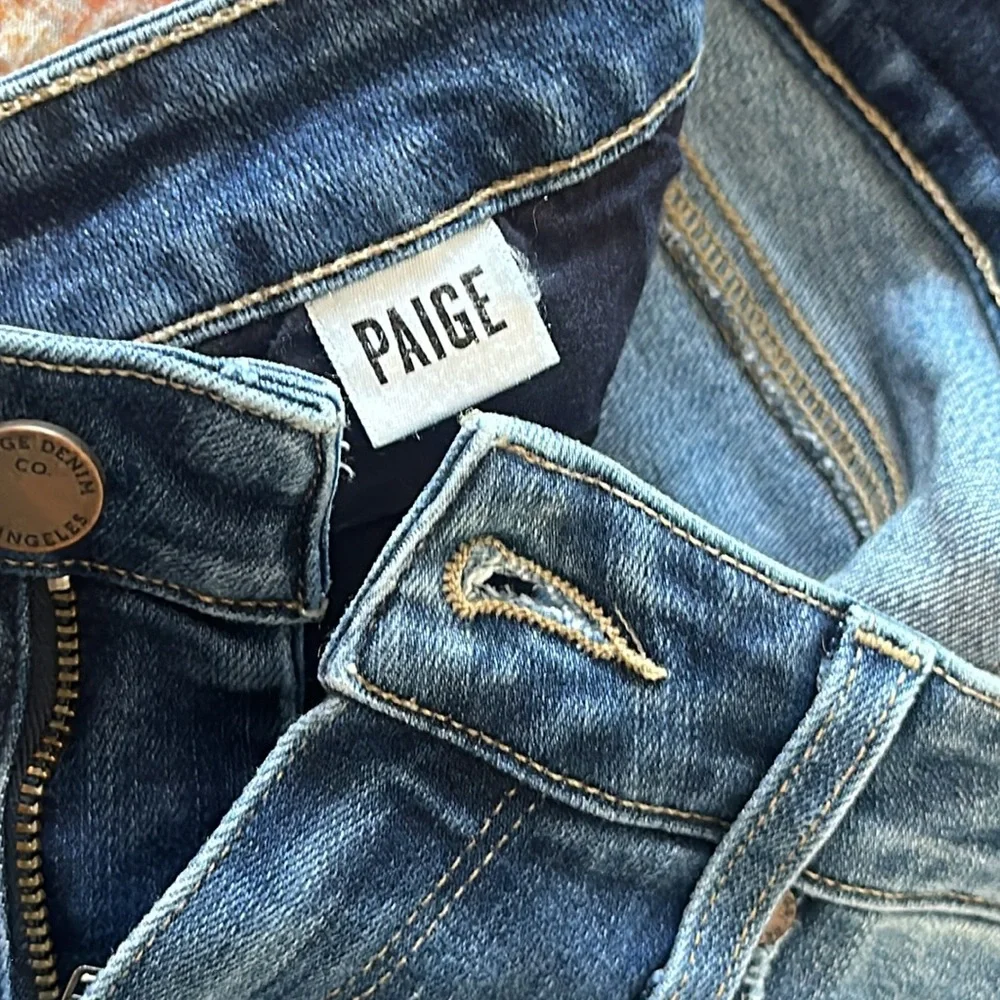 Paige Verdugo Crop Blue women’s Jeans size 25